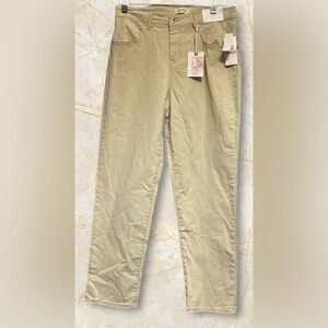 NWT JESSICA SIMPSON WOMAN SLOUCHY BOYFRIEND PANTS PEBBLE COLOR SIZE 26